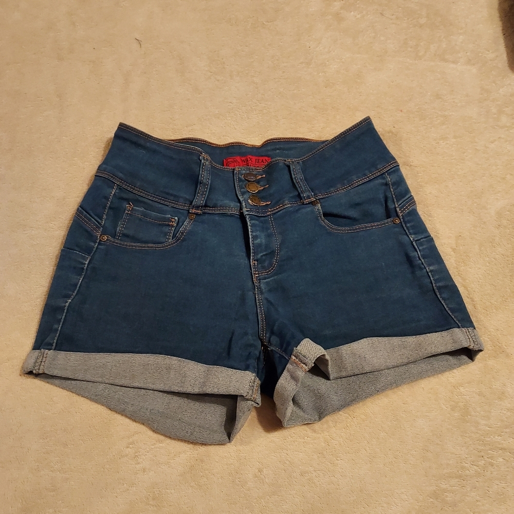 Wax Jean Shorts